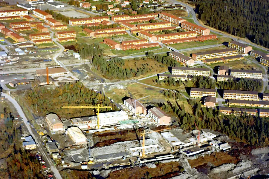 Kattem i vekst: Nye borettslag skyter opp, og et helt nabolag tar form